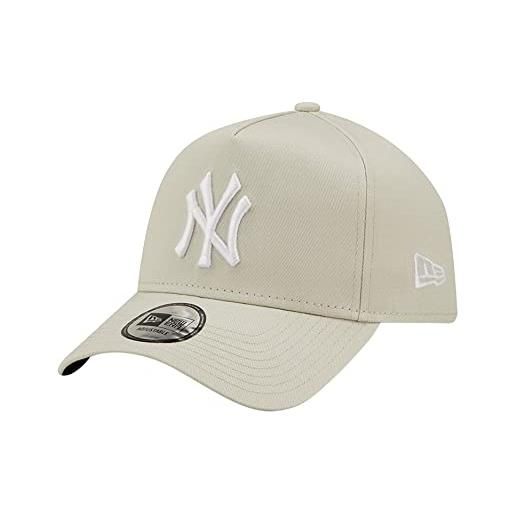 New Era mlb fankappe teamlogo 9forty e-frame york yankees verstellbar ny beige - one-size