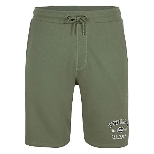 O'Neill state jogger pantaloncini, jogging uomo, 16011 verde lichene profondo, xxl-3xl