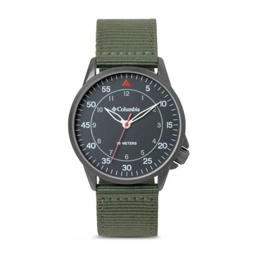 Columbia orologio da uomo con cinturino in nylon verde css15-015, verde, moderno