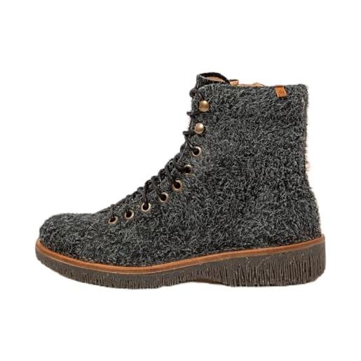 El Naturalista n5572 volcano, stivali donna, wulf black, 38 eu larghezza