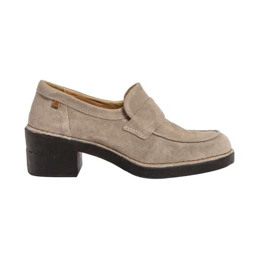 El Naturalista n5667 ticino, stivaletti bassi con lacci donna, talpa, 38 eu larga