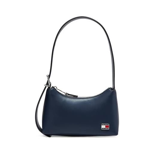 Tommy Jeans tjw cool shoulder bag aw0aw17873, borsa a tracolla donna, blue (dark night navy), one size