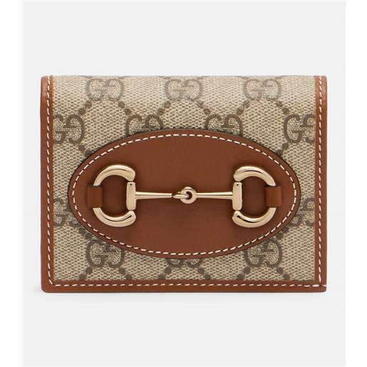 Gucci portafoglio horsebit 1955 con pelle