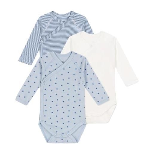 Petit Bateau a0ati body nascita a maniche lunghe unisex - bimbi 0-24 variante 1 0-3 mesi