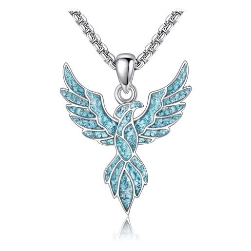 Ciondolo Colibrì In Argento, Collana Unica Con Uccello - Foto 3