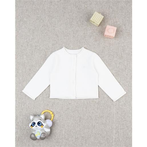 Prénatal cardigan bimba bianco girocollo