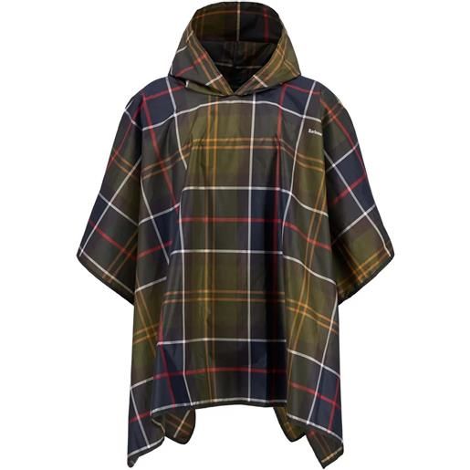 Barbour poncho impermeabile tartan