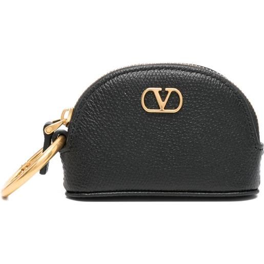 Valentino Garavani portachiavi con mezza luna - nero