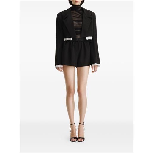 2310 STUDIO completo sartoriale crop - nero