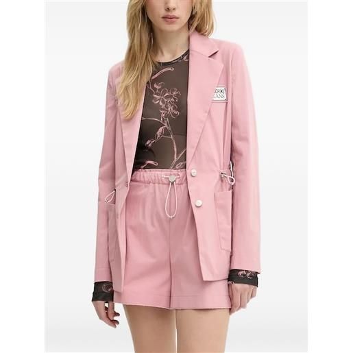 MOSCHINO JEANS blazer monopetto - rosa