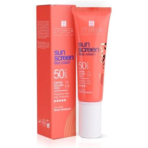 Eterea sun screen crema viso spf50+ 50 ml