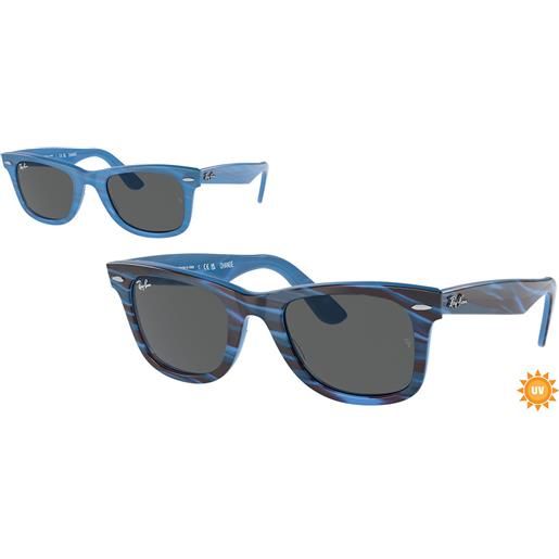 Ray-Ban occhiali da sole Ray-Ban wayfarer rb2140 1409b1 - montatura a righe