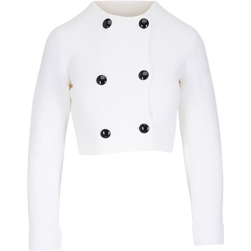 Dorothee Schumacher cardigan doppiopetto - bianco