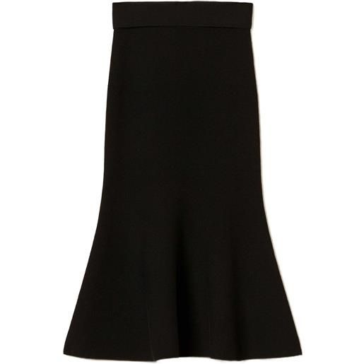 TWINSET gonna midi svasata - nero