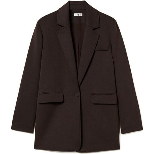 TWINSET blazer con revers classici - nero