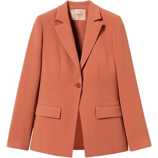 TWINSET blazer monopetto - arancione