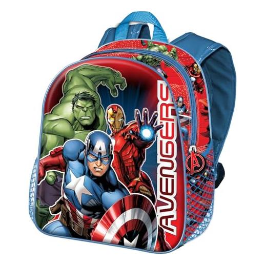 Marvel avengers dynamic-zaino basic, multicolore, 31 x 39 cm, capacità 18,2 l