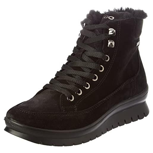 Igi&co donna kia gtx, stivali alla moda, nero (black), 38 eu