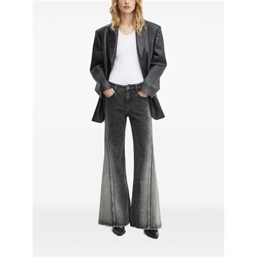 Miss Sixty jeans con spacco sull'orlo - nero