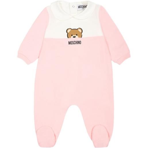 Moschino Kids pigiama con stampa - rosa