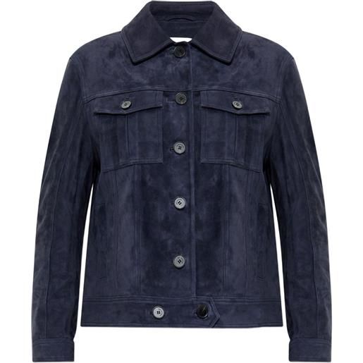 Self-Portrait giacca con tasche - blu