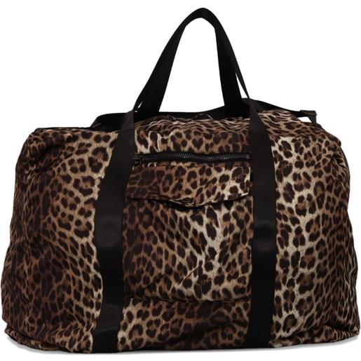 P.A.R.O.S.H. valigia con stampa - marrone