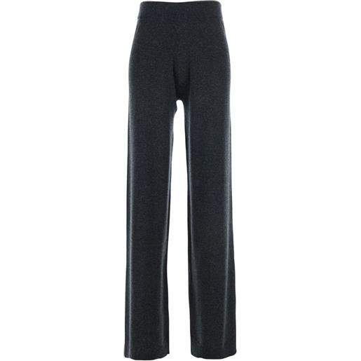 Allude pantaloni dritti - nero