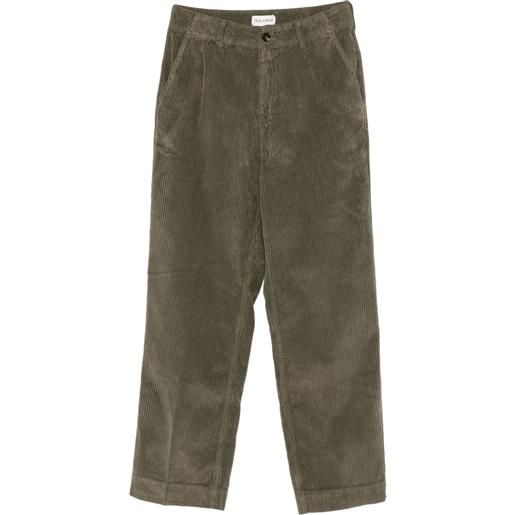 TRUE AVENUE pantaloni a coste - verde