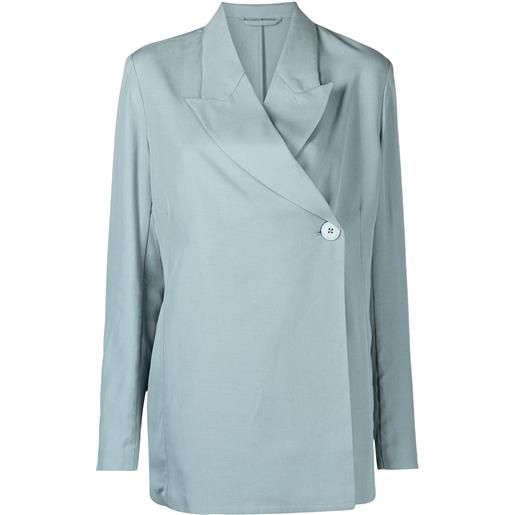 REMAIN blazer monopetto sartoriale - blu