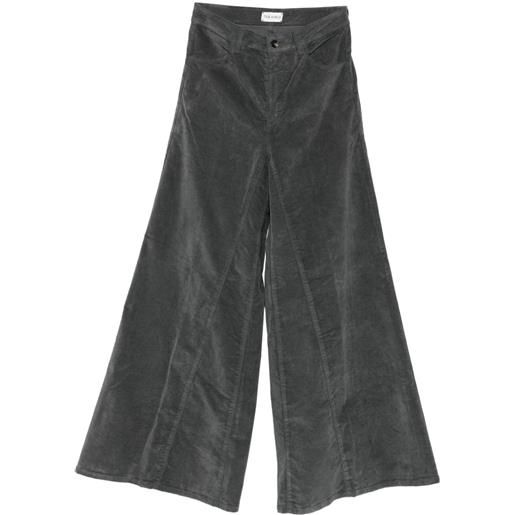 TRUE AVENUE pantaloni a coste - grigio