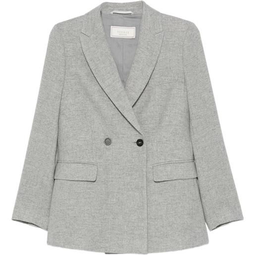 Peserico giacca doppiopetto - grigio