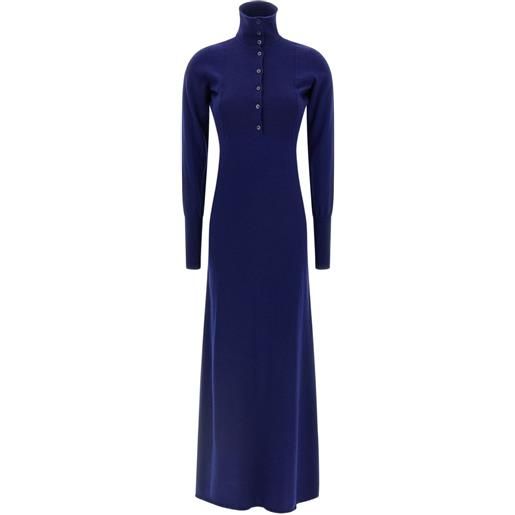 TOM FORD abito lungo a coste - blu