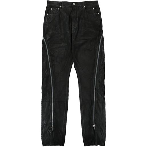Rick Owens DRKSHDW jeans hollywood boan banana con zip - nero