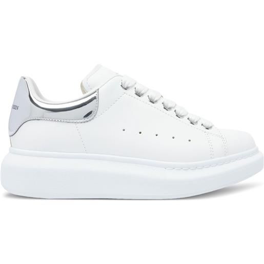 Alexander McQueen sneakers oversize con inserti metallizzati - bianco