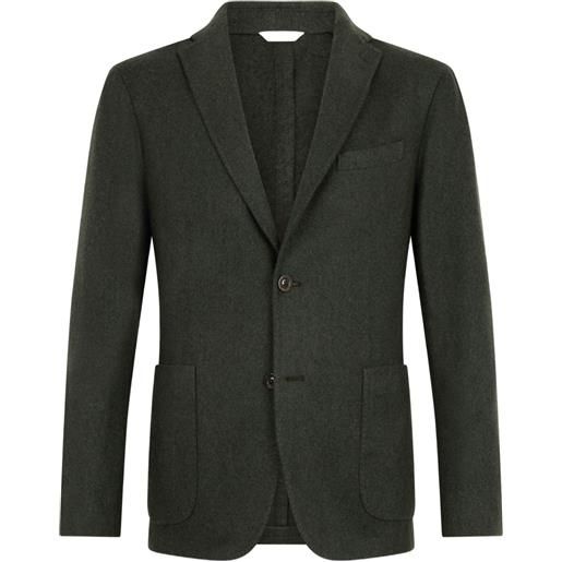 Boglioli blazer con tasca applicata e bottoni - verde