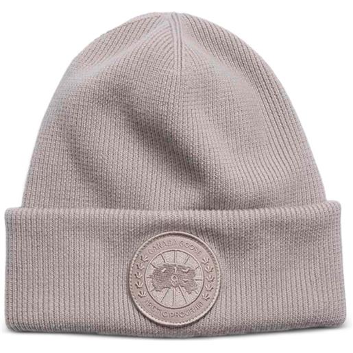 Canada Goose Kids berretto con applicazione logo - toni neutri