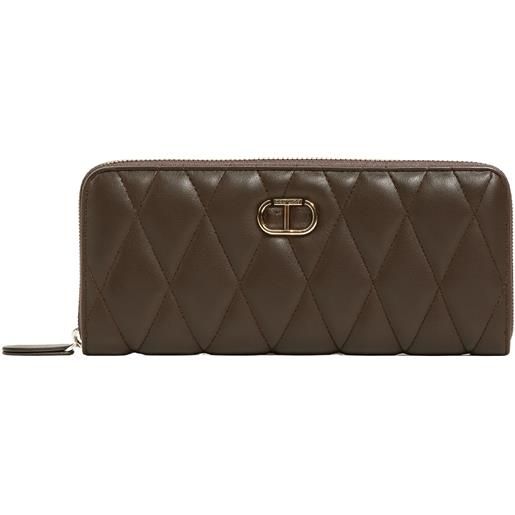 TWINSET portafoglio grande trapuntato twinset