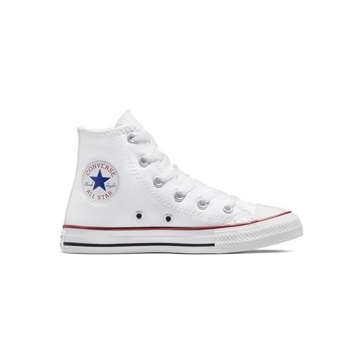 CONVERSE sneakers chuck taylor all star bianche per bambino e bambina 28.5