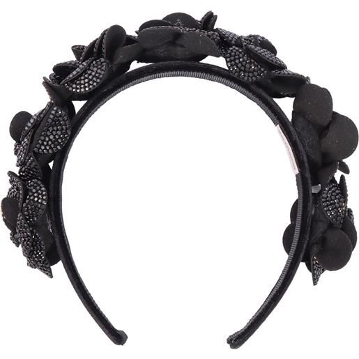 Monnalisa cerchietto rose velvet