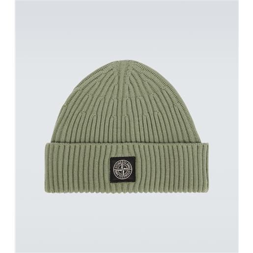 Stone Island berretto compass in lana vergine