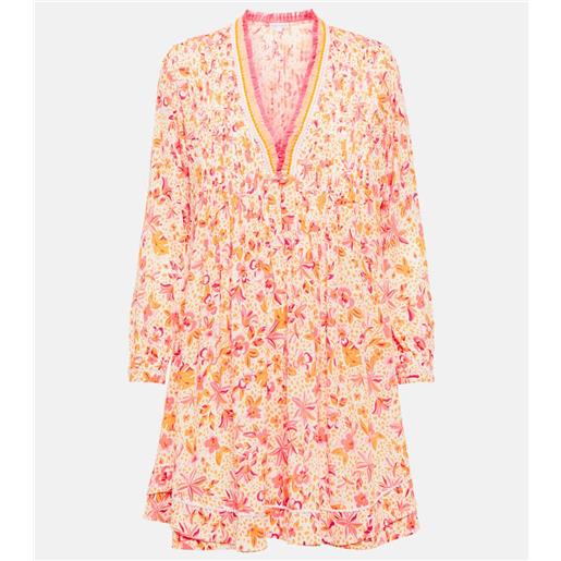 Poupette St Barth miniabito ola in georgette di rayon