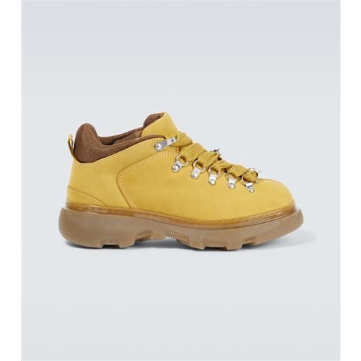 Burberry stivaletti in pelle