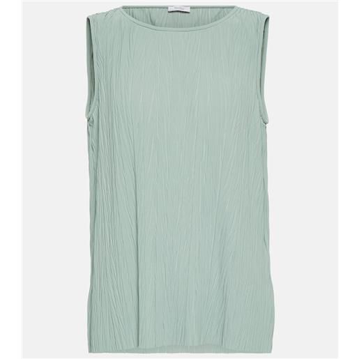 Max Mara leisure - top dyser plissã© in jersey