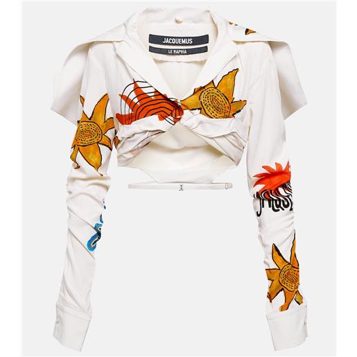 Jacquemus camicia cropped meio