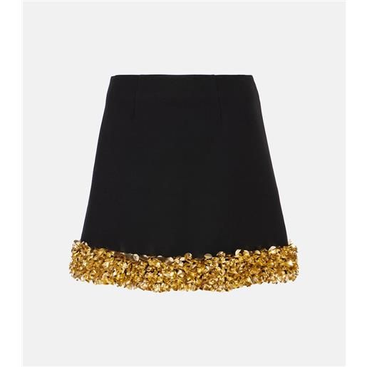 Simkhai minigonna dua con paillettes