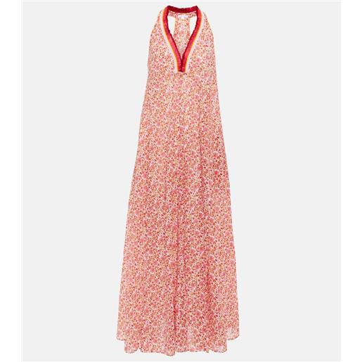 Poupette St Barth abito lungo con stampa