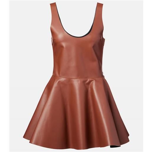 JW Anderson abito corto in pelle