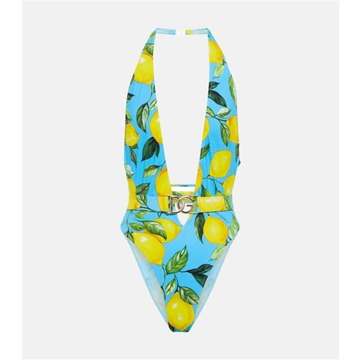 Dolce&Gabbana costume intero con scollo allâamericana