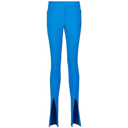 The Attico pantaloni freja in crãªpe a vita alta