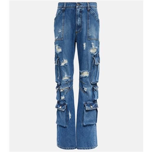 Dolce&Gabbana jeans regular distressed a vita alta
